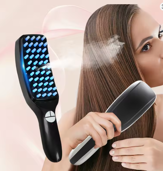 USB charging spray massage comb, scalp meridian comb, healthy hair electric care comb, multi-function electric massage comb